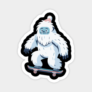 Skater Yeti Magnet