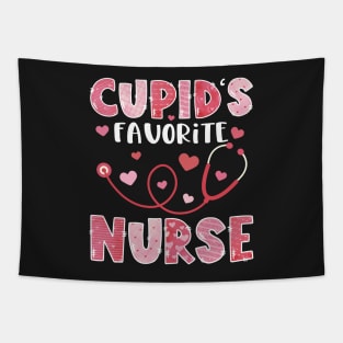 Cupid's Favorite Nurse Valentine's Day Tapestry