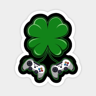 Video Game Controller St Patricks Day Gift Magnet