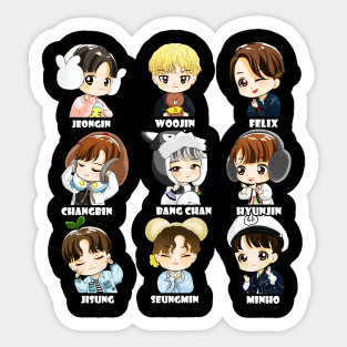 stray kids logo stickers teepublic