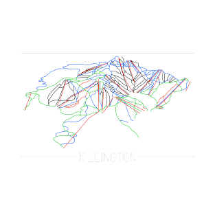 Killington Trail Rating Map T-Shirt