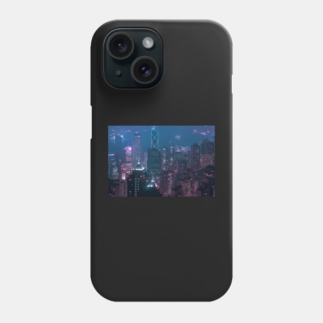 Hong Kong Viewed from the sky Phone Case by TokyoLuv