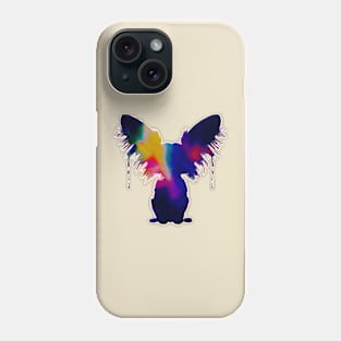 Papillon Continental Toy Spaniel Stencil Phone Case