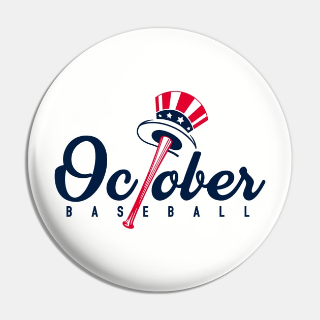 Yanks October Postseason Baseball Pin by FanSwagUnltd