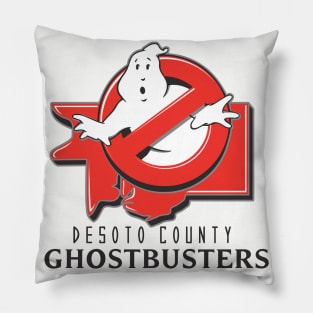 Desoto County Ghostbuters_Main Logo (Dark Lettering) Pillow