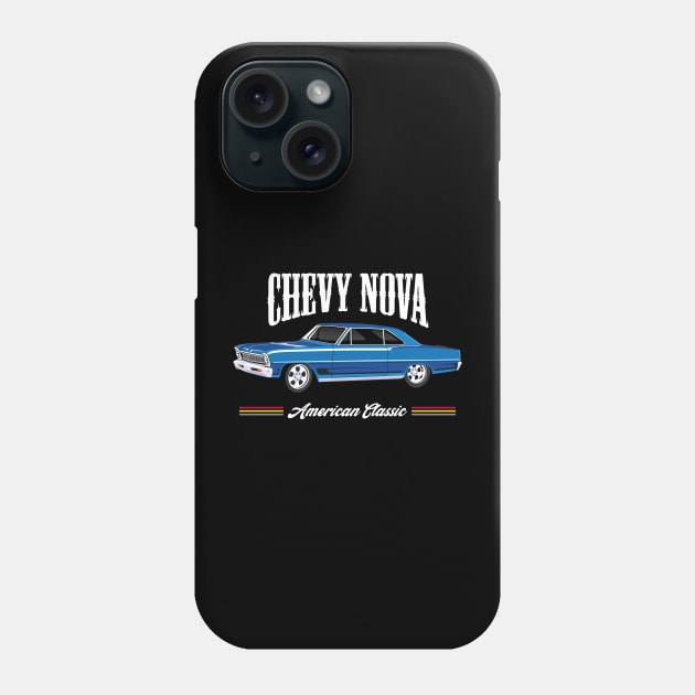 Chevy Nova Classic Cars American Phone Case by masjestudio