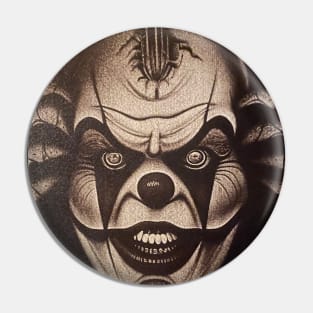 Evil Clown Pin