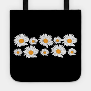 Daisies as stripes Tote