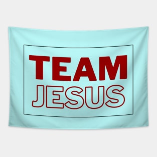 Team Jesus | Christian Typography Tapestry