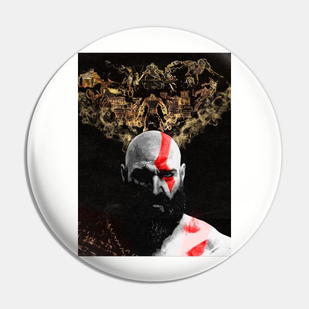 Kratos God Of War Pin by Insanity_Saint