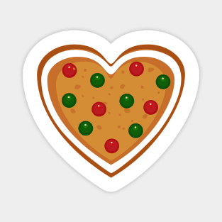 Gingerbread Heart Cookie Magnet