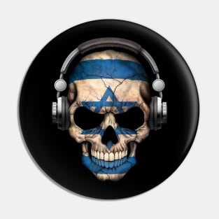 Dark Skull Deejay with Israeli Flag Pin