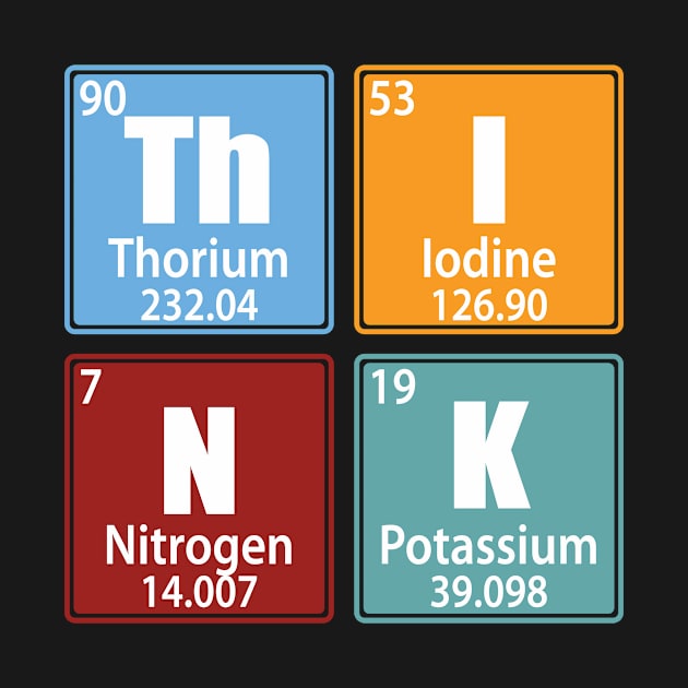 Think Periodically - Periodic Table by TheInkElephant