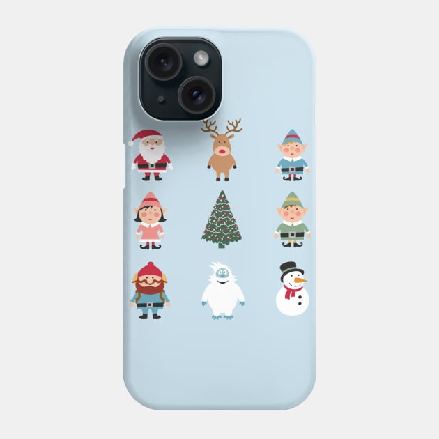 Rudolph The Red Nosed Reindeer Phone Case by MedleyDesigns67