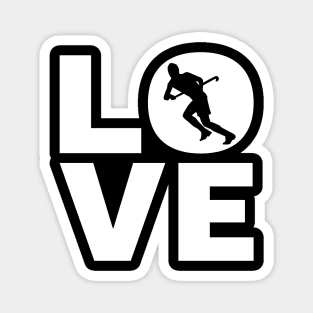 Love Field Hockey Gift For Hockey Players Magnet