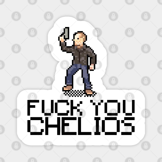 F*ck you Chev Chelios Magnet by Meta Cortex