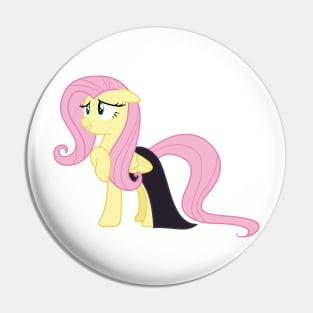 Fluttershy in a black dress 2 Pin