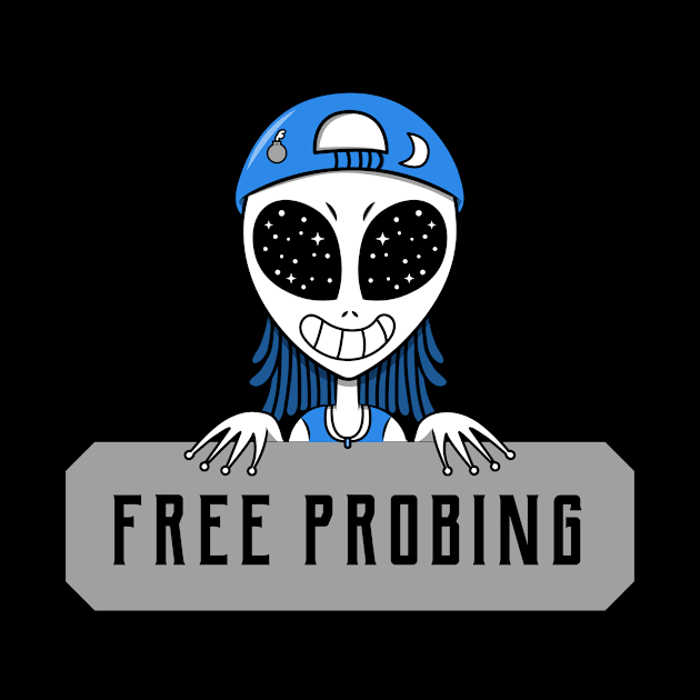 Free probing alien by A Reel Keeper