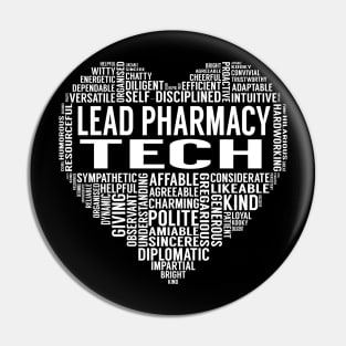 Lead Pharmacy Tech Heart Pin
