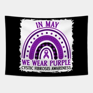 In My We Wear Purple Cystic Fibrosis Awareness Tapestry