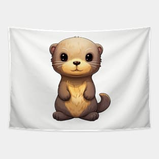 Cute Baby Otter Tapestry