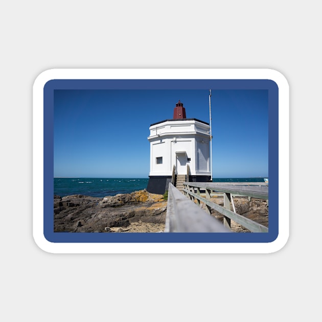 Bluff lighthouse Magnet by sma1050