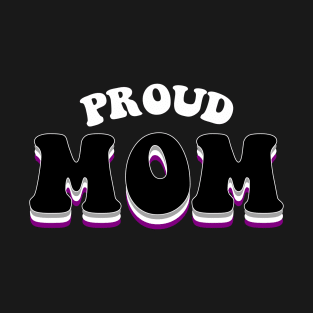 Proud Mom Asexual Pride T-Shirt