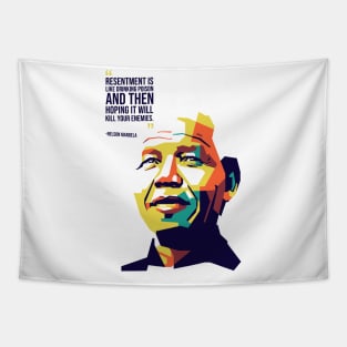 Nelson Mandela On WPAP Tapestry