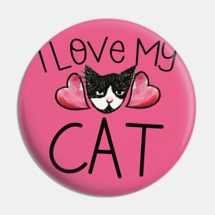 I love my cat Pin