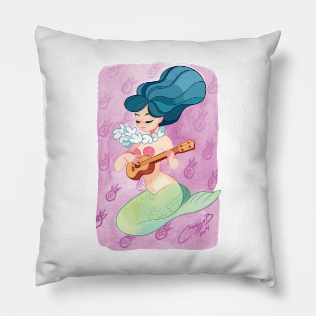 ukulele Pillow by melivillosa