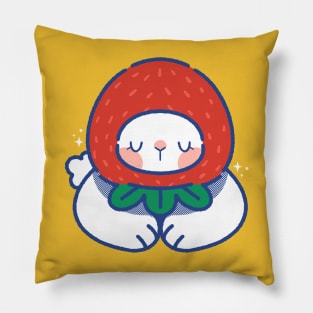 Strawberry Bunny Pillow