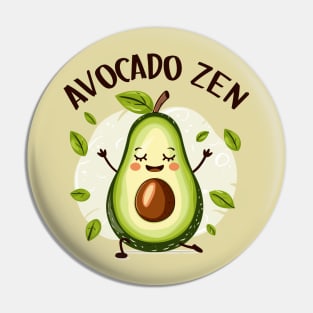 Avocado Zen: Yoga Bliss Pin