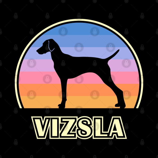 Vizsla Vintage Sunset Dog by millersye