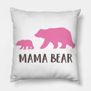 Mama Bear, Bear Cub, Cute Bear, Little Bear Pillow