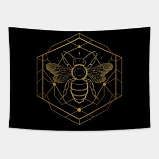 Salute To Hardworking Bees Tapestry