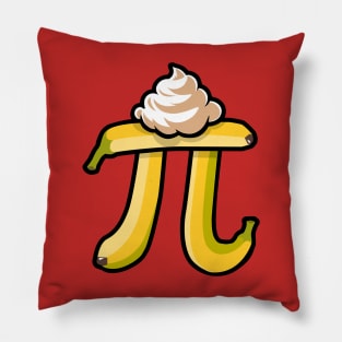 Banana Cream Pie Pi Day Pillow