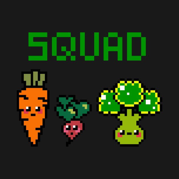 Cute squad pixel art by J0k3rx3