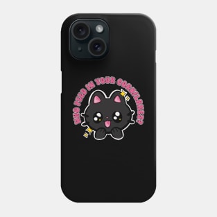 Who Peed in your Cornflakes Kitty Front/Back Phone Case