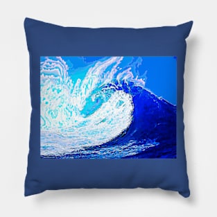 Blue Wave 2 Pillow