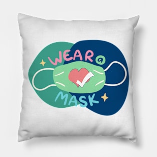 Wear A Mask Pillow