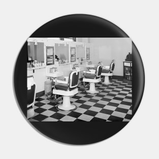 Executive Barber Shop, 1935. Vintage Photo Pin