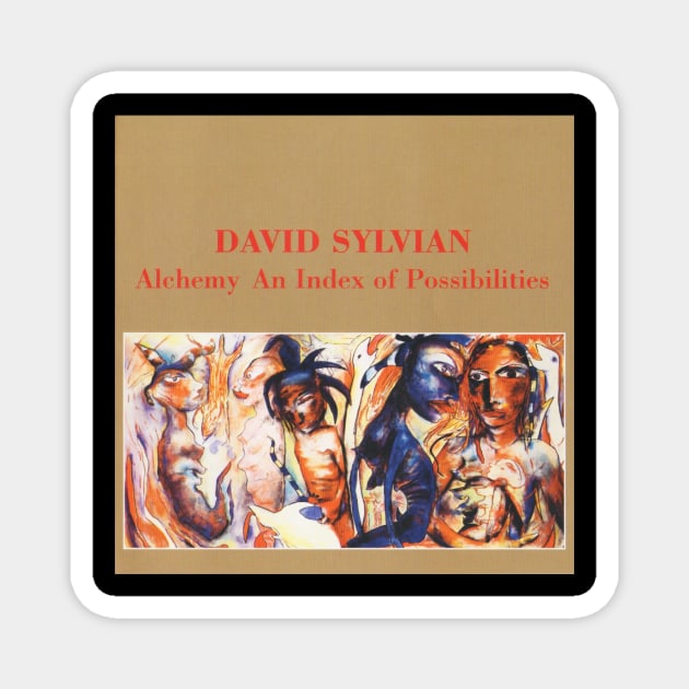 David Sylvian Alchemy An Index Of Possibilities Album Cover Magnet by asheribtllo