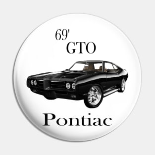 69 GTO Pontiac Pin