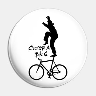 Cobra Bike (Black silhouette version) Pin
