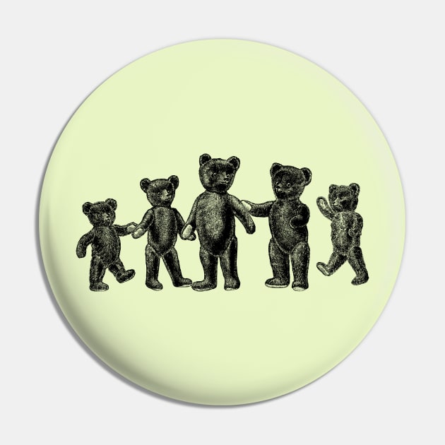 Bear family Pin by Empresa International