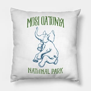 Mosi Oa Tunya National Park Zambia - Falling Elephant Pillow