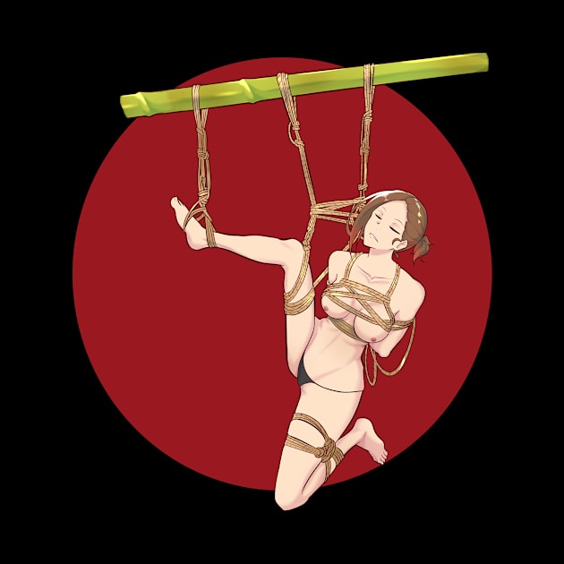 Kata-ashi Shibari Suspension by ShibariZone