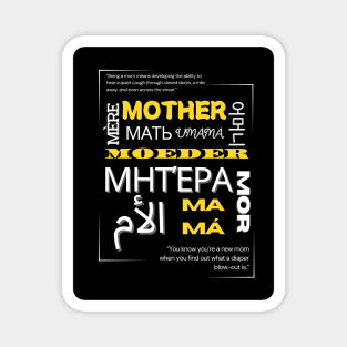 Mothers in several languaje Magnet