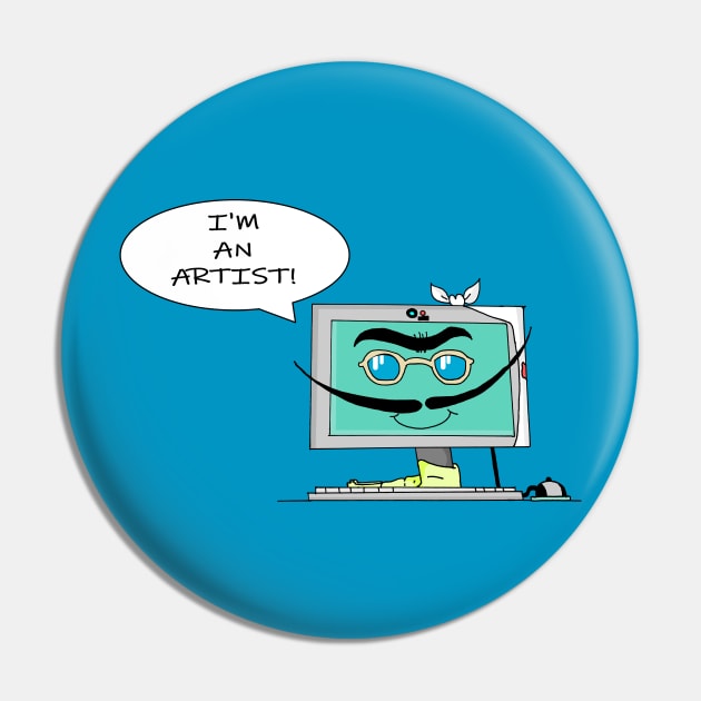 An Artist Pin by sillyindustries