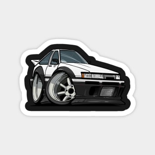 Toyota AE86 Hachi Roku Cartoon AutoArt78 Magnet